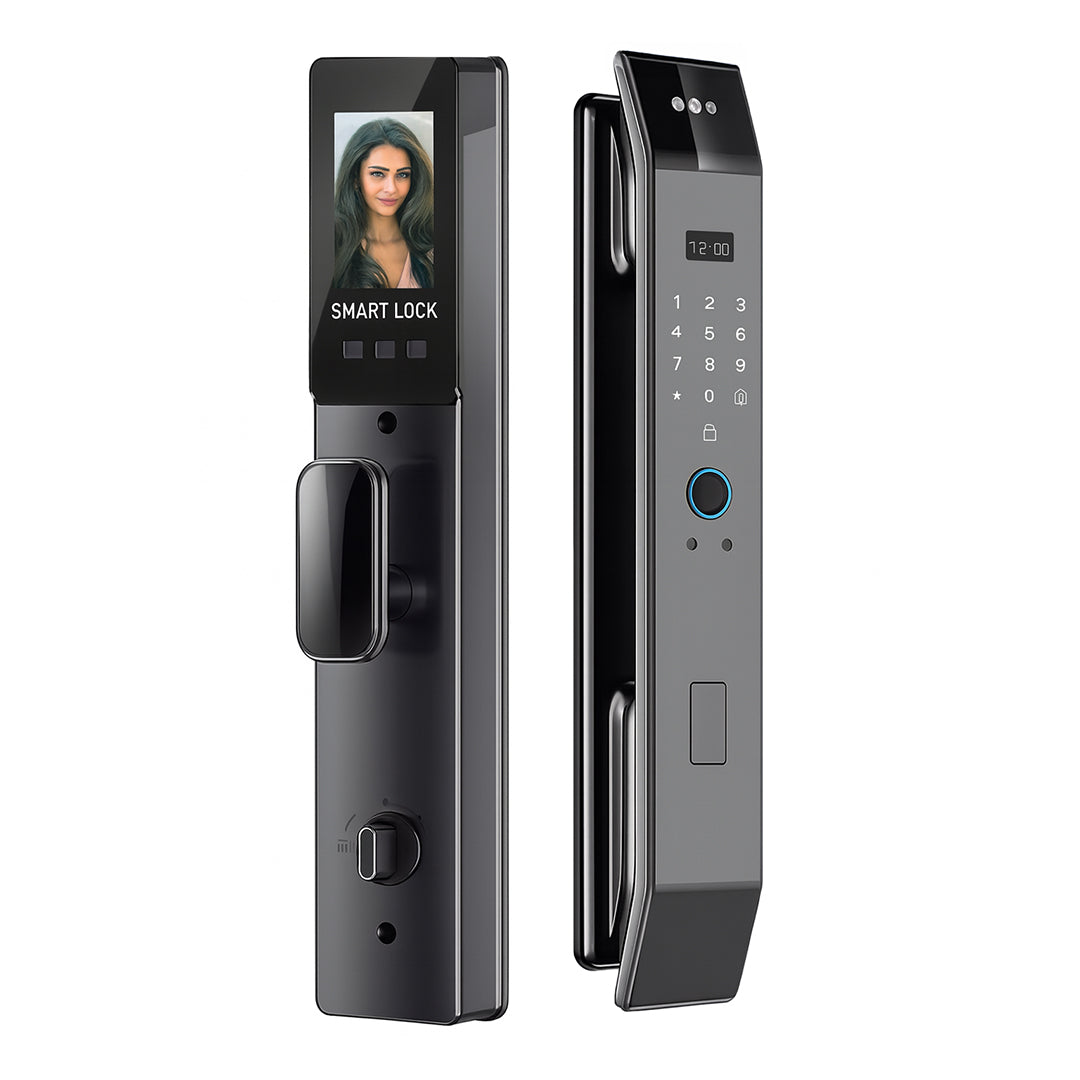 Cerradura Inteligente Exterior 6 en 1 con Huella, Reconocimiento Facial y más