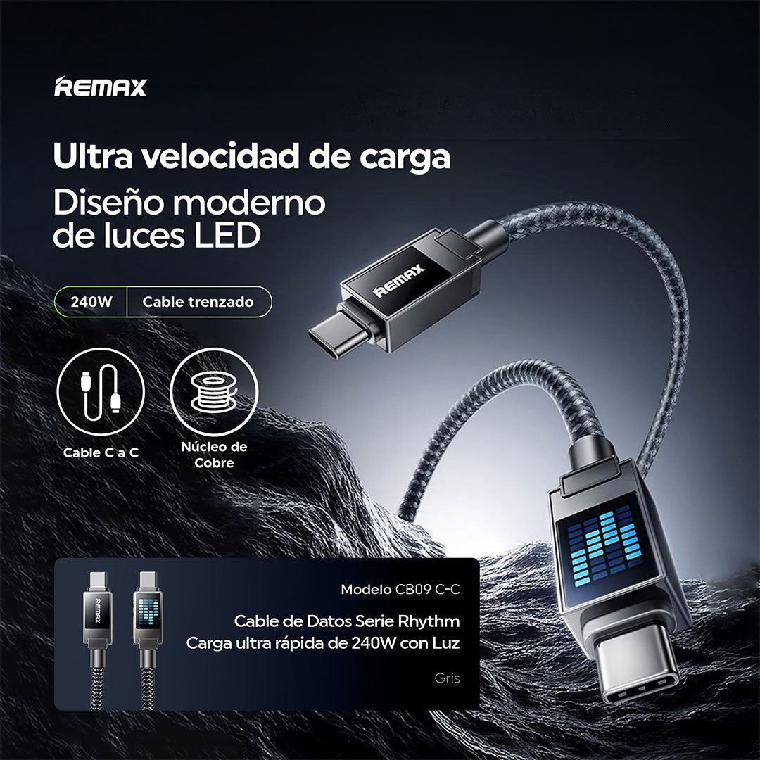 Cable Trenzado C-C 240W 1.2m