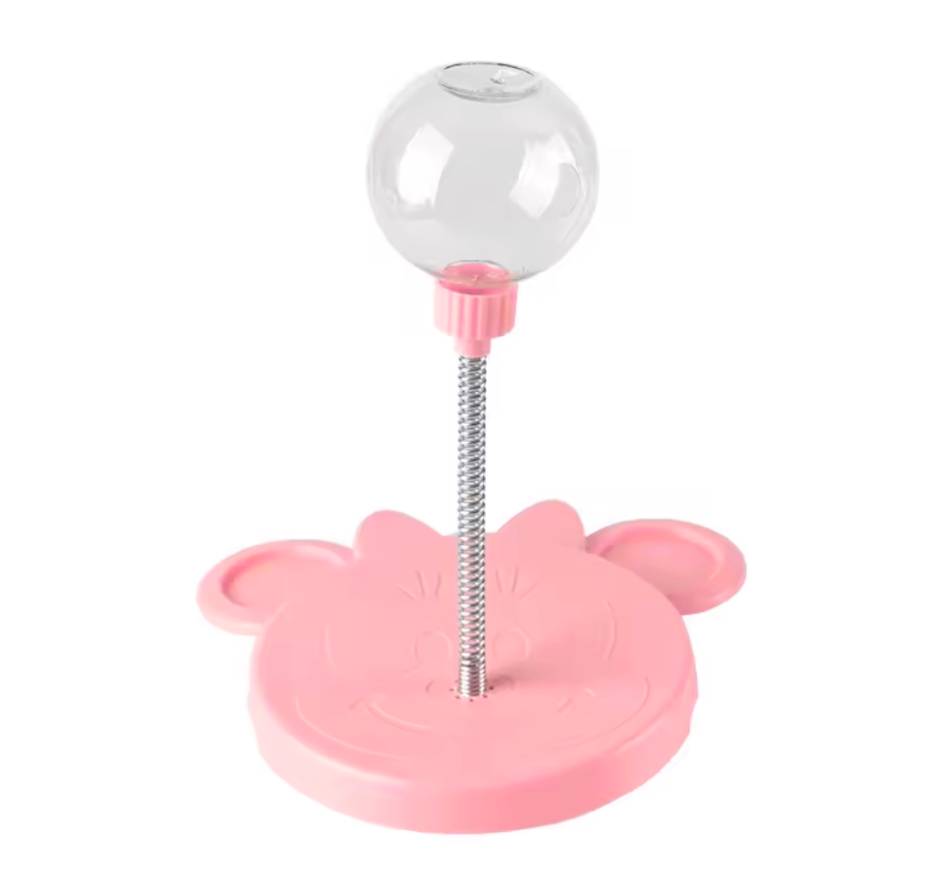 Bola Dispensadora de Comida Interactiva con Resorte