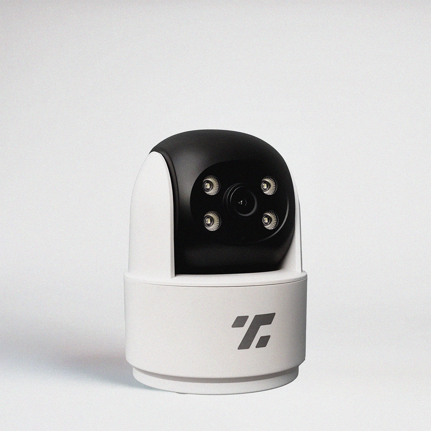 Cámara de seguridad con un lente WiFi 360° Full HD para interiores visión nocturna