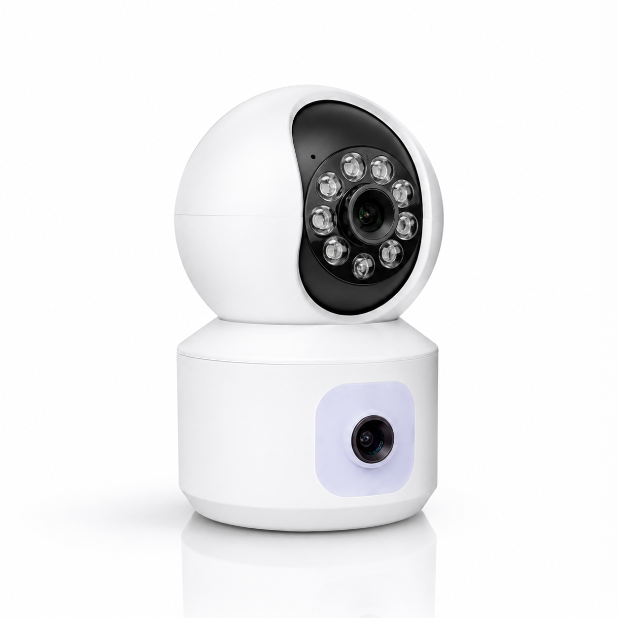 Camara de seguridad doble lente wifi 360 Full HD interior vision nocturna