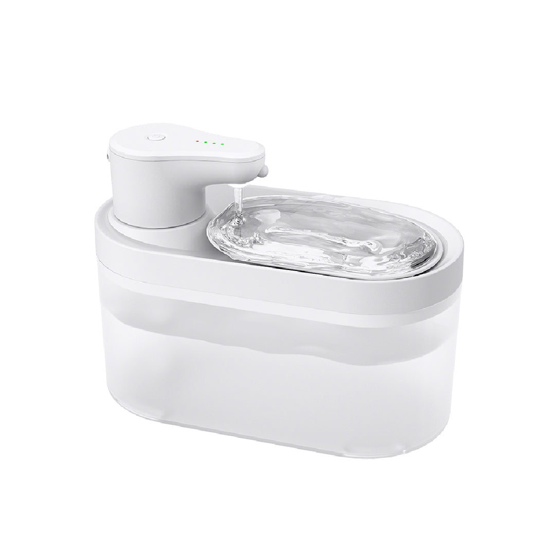 Bebedero inalámbrico para mascotas con sensor PIR recargable