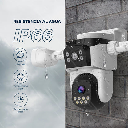 Cámara de Seguridad 3 FHD Visión Nocturna Wi-Fi
