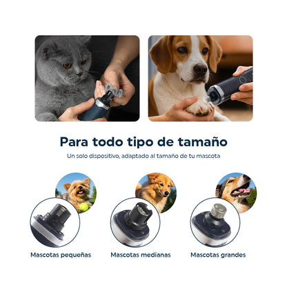 Amoladora para Uñas de Mascotas 3 Velocidades Recargable
