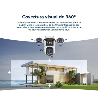 Cámara de Seguridad 3 FHD Visión Nocturna Wi-Fi