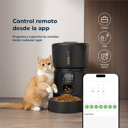 Alimentador Automático Pet Feeder con App 3L
