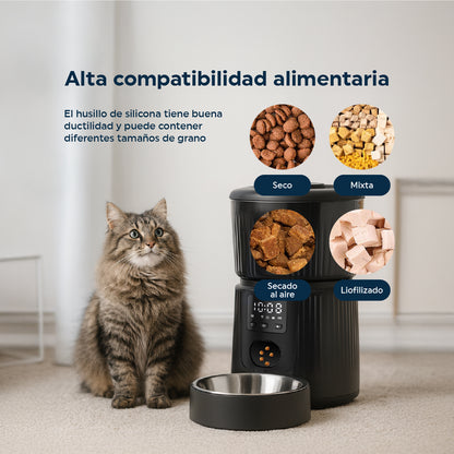 Alimentador Automático Pet Feeder con App 3L
