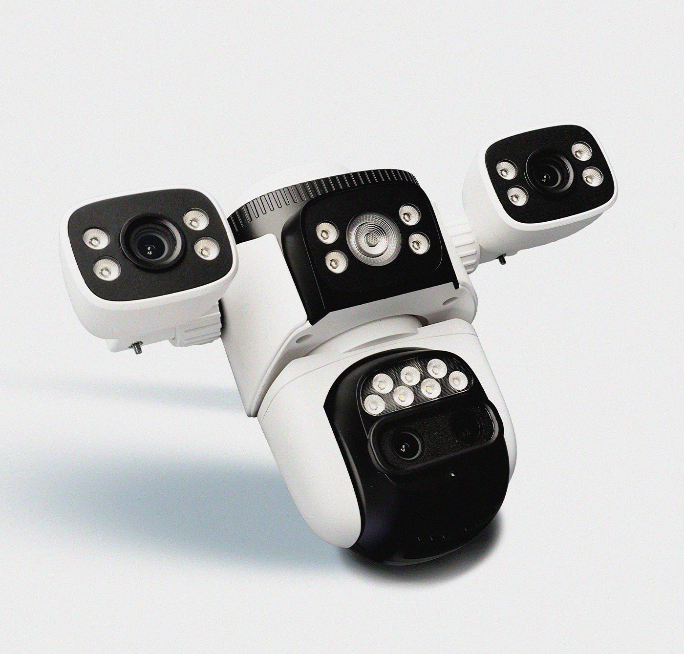 Cámara de Seguridad 3 Lentes Zoom Optico 4K Visión Nocturna Graba Placas