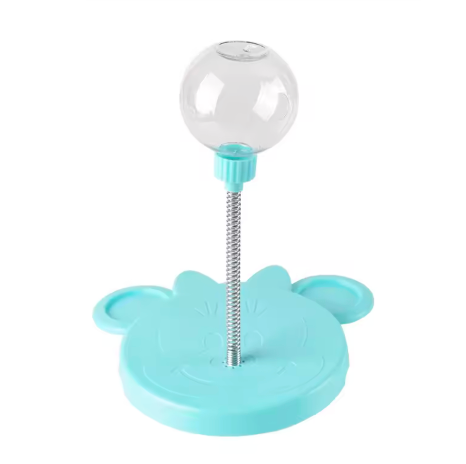 Bola Dispensadora de Comida Interactiva con Resorte