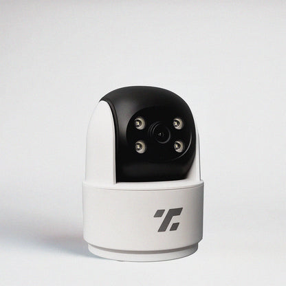 Cámara de seguridad con un lente WiFi 360° Full HD para interiores visión nocturna