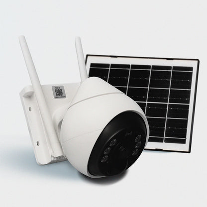 Cámara de seguridad un lente Exterior Panel Solar con Chip SIM 4G FHD Alarma